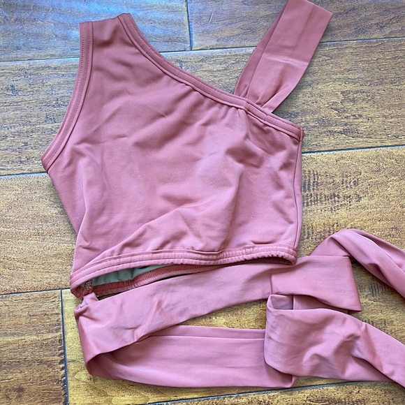 Custom Details Dancewear competition outfit. Burnt oarnge. Perfect condition. - Picture 3 of 7